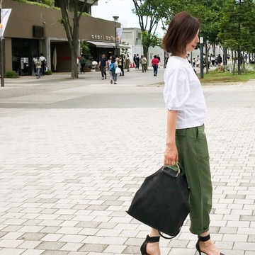 私のしゃれ見えパンツ ベイカーパンツ