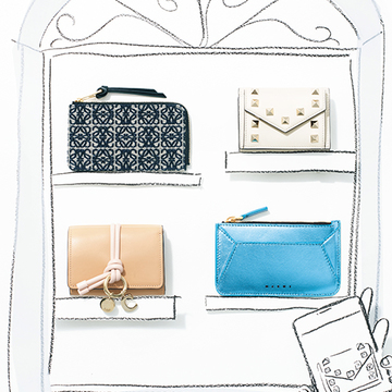 【おすすめミニ財布&フラグメントケース②】小ぶりバッグとの相性抜群！ミニマルサイズの4アイテム