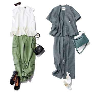 【気温30度〜36度・気温別コーデカタログ】気温30度以上の真夏日、なにを着る？50代におすすめコーディネート集