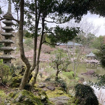 成田山公園を散策  千葉県 成田山新勝寺の奥に広がる趣のある庭園