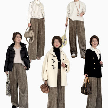 “ラクなのに上品”を叶えるベロアパンツ着回し5選