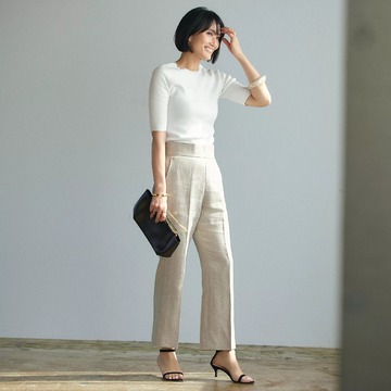 170cmエディター・ 坪田あさみさんがナビゲート！ 高身長がバランスよく着られる「ATON」、「woadblue」の名品アイテム