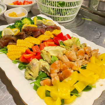 おせちを【サラダ】にリメイク♪かき揚げやスパイスカレーもできちゃいます！黒豆・田作り・えびの旨煮・筑前煮