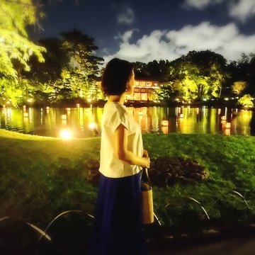 「徳川園」の夜と美術館とカフェ in名古屋！