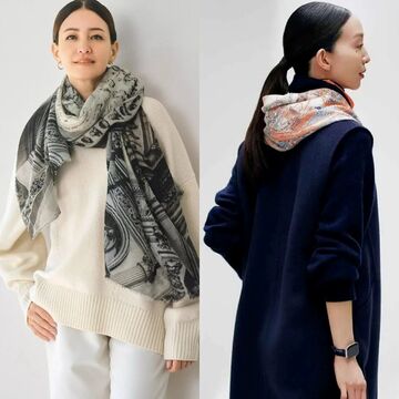 冬コーデがおしゃれに見える。40代・50代に似合う「ストールの取り入れ方」