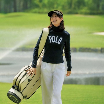 日常使いもできるニット＆ブルゾンで気軽にゴルフを楽しむ【40代・50代のゴルフコーデ】