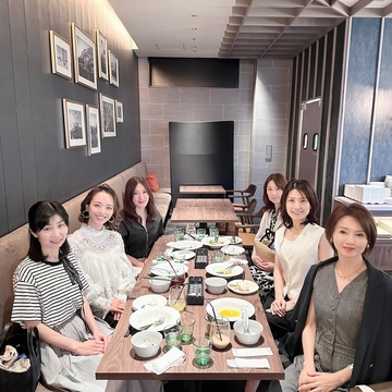 華組　大岩三智子さんとJマダムの皆さんとランチ