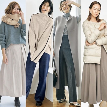 ニット、コート、ブーツ！秋冬のファッションアイテム勢揃い【50代におすすめの服＆小物 人気売れ筋ランキングTOP10】