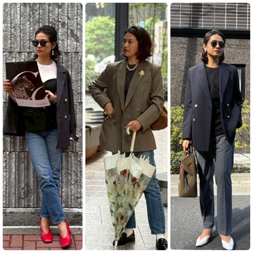 秋のジャケットスタイル