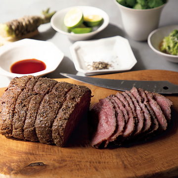 お取り寄せを活用！ ローストビーフと薬味3種のレシピ【亜希さんの年末年始料理】