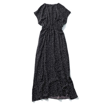 細見え効果抜群！「E by éclat」のランダムドットワンピース