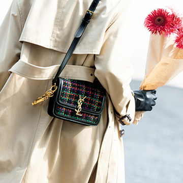 【2021秋冬最新バッグ】トレンチコートに似合う「サンローラン」の定番バッグ“ソルフェリーノ”