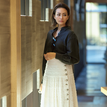 【ツイード素材のスカートコーデ】モダンなシルエットで仕上げたこだわりのスカートでコーデを格上げ