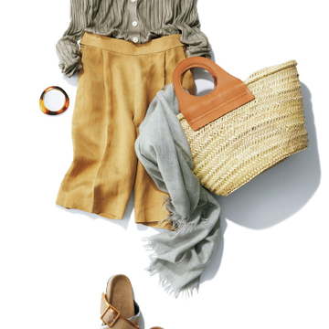 どんなテイストや色も受け入れシックな着こなしに昇華！ 「夏グレージュ」の頼れるアイテム＆コーデ21