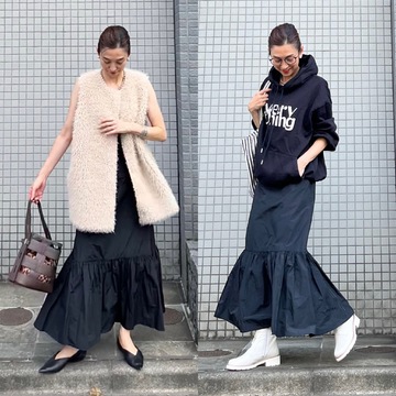 E by eclat 大人のティアードスカート6style