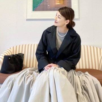 お気に入りのグレーコーデでパワースポットへ！