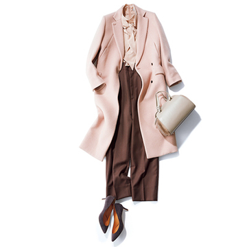 【Day26】光沢のあるドレッシーなパンツで、楽しみにしていた歌舞伎座へ！【冬の洗練パンツ30days】