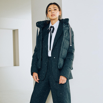 【シックな色と素材を重ねて、秋のおしゃれを始めよう】大人に心地いい、「ヘルノ｣のモダニティ