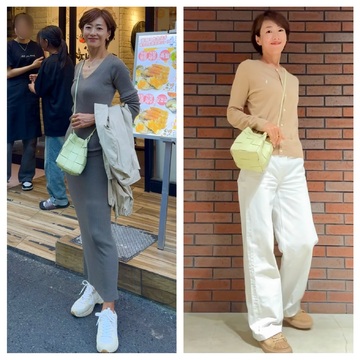 コーデの主役は春色バッグ！スカートとパンツで魅せる2wayお出かけスタイル