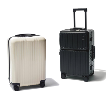 【機内持ち込みOK！スーツケースの最新】どちらを選ぶ？ドットオンスの多機能スーツケース、リモワの洗練スーツケース