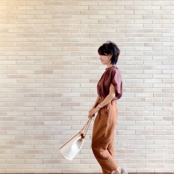 秋色ブラウンでリアルワントーンコーデ