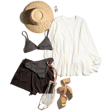 【2020夏】アラフィーの水際のおしゃれに大活躍「大人の水着＆はおり服」特集