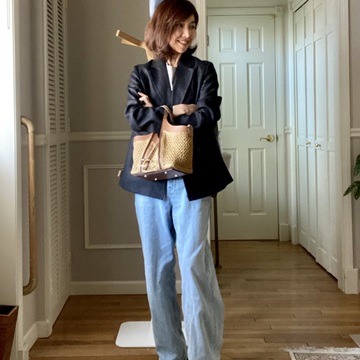 ジャケット✖️デニムの春夏コーデ