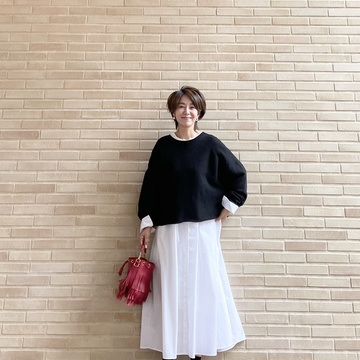 眩しい白♡シャツワンピース