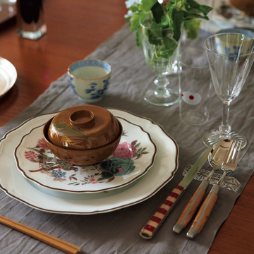 おもてなしには、おいしいご飯と素敵なインテリア＆食器が不可欠。中山まりこさんのおもてなし