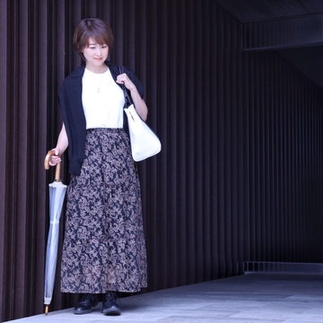 オールGUの雨の日コーデと、お気に入りのレインアイテム。