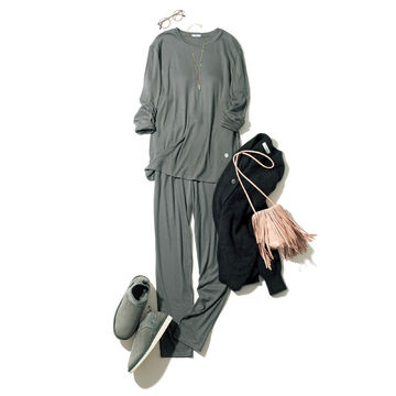 「B,」のウールジャージーアイテムで部屋でも外でも心地いいおしゃれを！