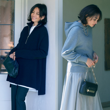 【カシミヤニットコーデ3選】軽やかさとリュクス感が両立！カジュアルデザインこそ上質素材を