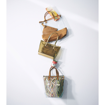 【しゃれ見えマーケットバッグ】「PVCバッグ」で夏は涼やかにクリアな質感を楽しむ