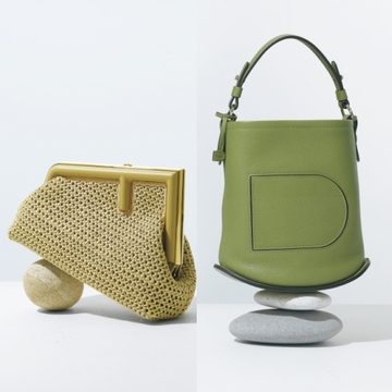 【この夏狙いたいハイブランドバッグ2選】デルヴォーのミニ バケットとフェンディのクラッチバッグ