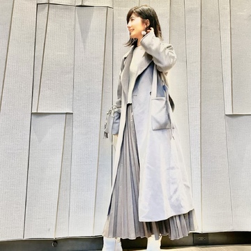 ロングスカートで女子会へ。