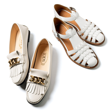 白の靴こそシンプルスタイルのハズしやきかせ役に大活躍！【おしゃれプロがねらう新しい“白”】