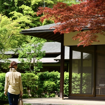 御殿場東山の旧岸邸へ