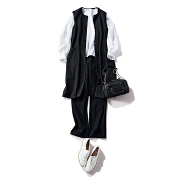 細見えもきちんと感も叶えてくれる「mizuiro ind」コクーンジレ