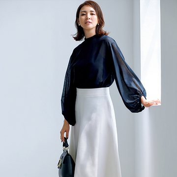 今秋のシューズは旬の「メリージェーン」でフェミニンコーデを刷新