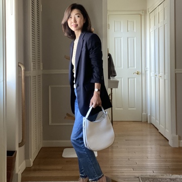 ジャケットで春のハンサムコーデ