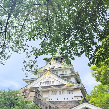 初めての大阪城🎵