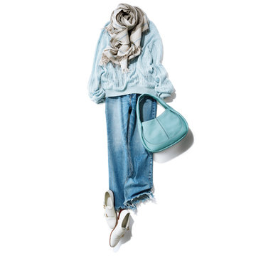 【50代をきれいに見せるデニムコーデ】“きれいめフラット靴”を選ぶだけで洗練デニムスタイルに！