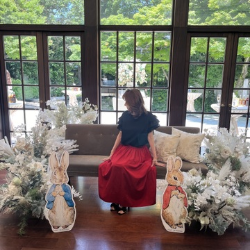 ピーターラビットのアフタヌーンティーへ