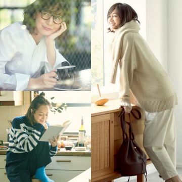 富岡佳子の「自分らしく心地よい」プライベートスタイル公開