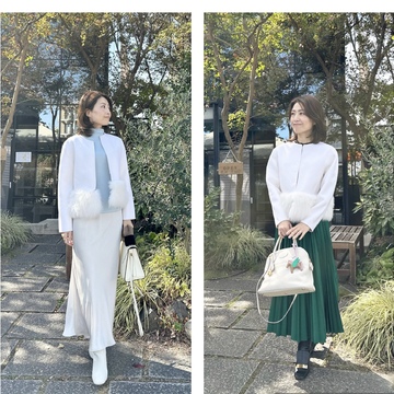 アラフィフ冬のリッチな雰囲気になるファーのジャケット