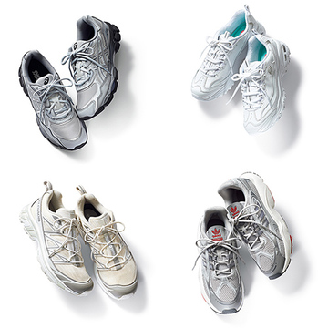 【スニーカー大人の正解】光沢感をカジュアルに取り入れる！「メタリック」スニーカー4選