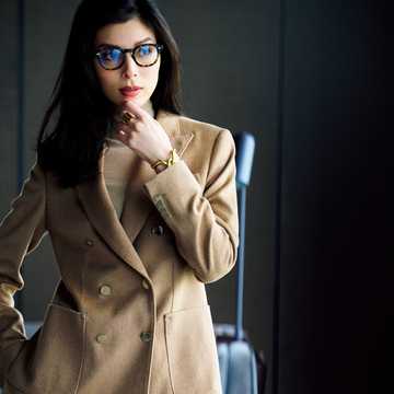 【働くJマダムのための名品ジャケットコーデ】マックスマーラのキャメル色ジャケットで大人の余裕とセンスを！