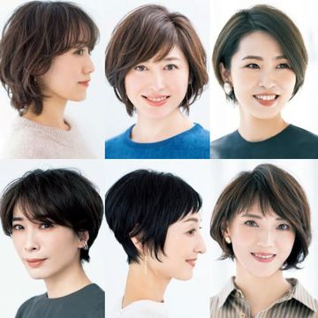 首元すっきり「爽やかなショートヘア」2022夏スタイル【50代髪型月間人気ランキングTOP10】