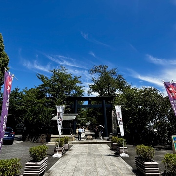 松陰神社へ夏詣