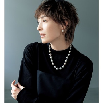 人気の別注ピアスとおそろいでまといたい「ボン マジック」のエクラ別注パール、大好評につきネックレスも登場！